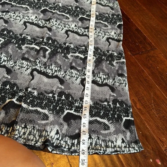 Always Caroline maxi dress abstract animal print dress two slots sleeveless xl